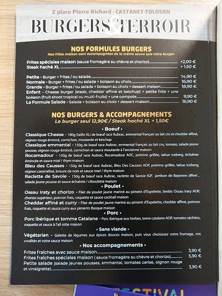 Menu_Burgers & Terroir Castanet-Tolosan_Castanet-Tolosan_image_2