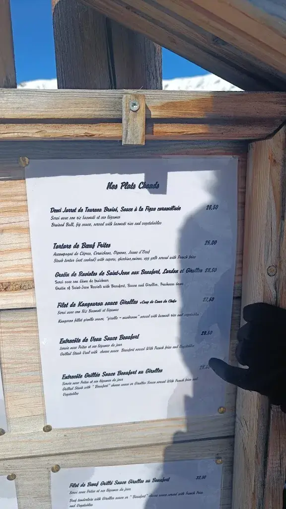 Menu_Restaurant la Ferme de la ruelle_Hauteluce_image_1