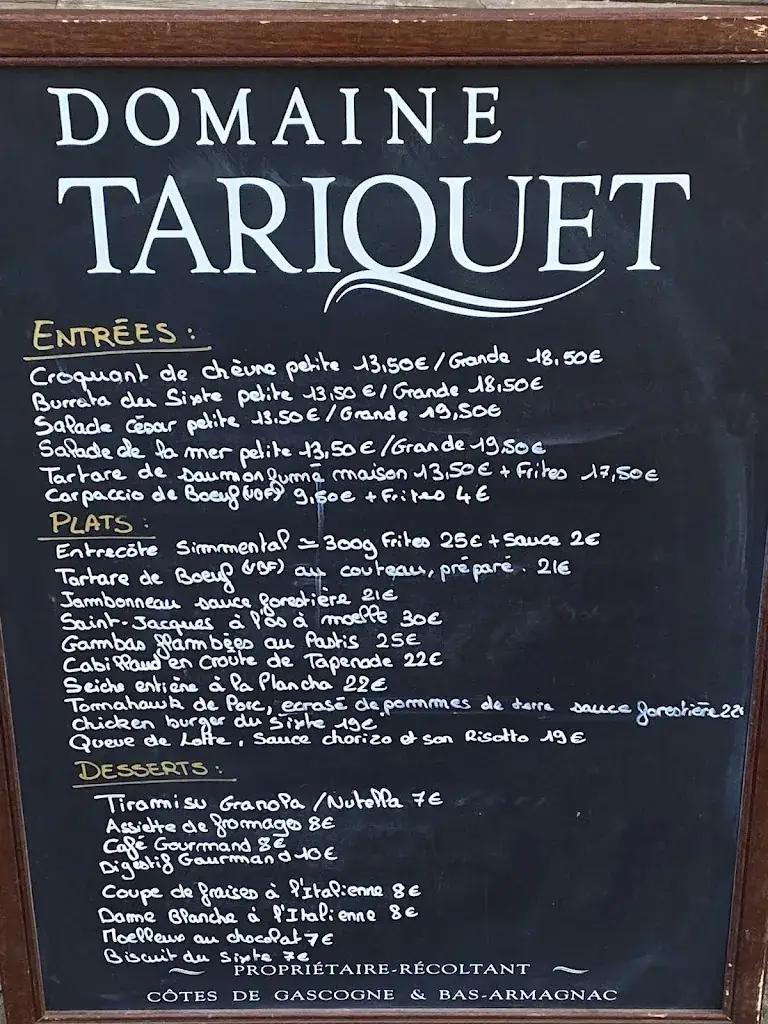 Menu_Le Sixte Restaurant-Bar, Pérols Centre_Pérols_image_1