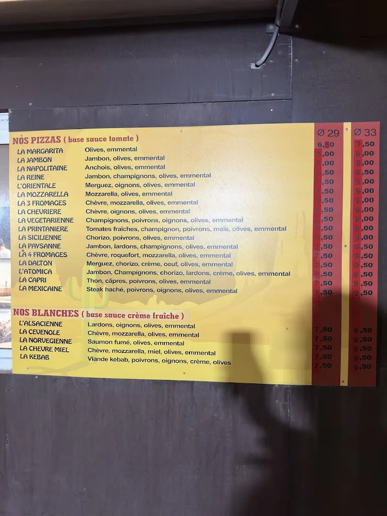 Menu_Pizza les Daltons, Pérols_Pérols_image_2