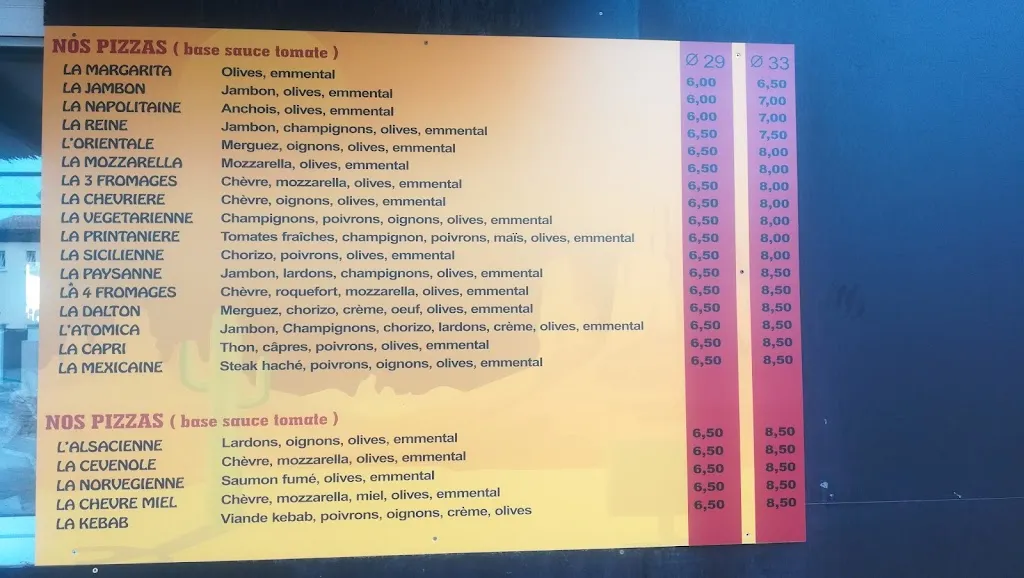 Menu_Pizza les Daltons, Pérols_Pérols_image_4