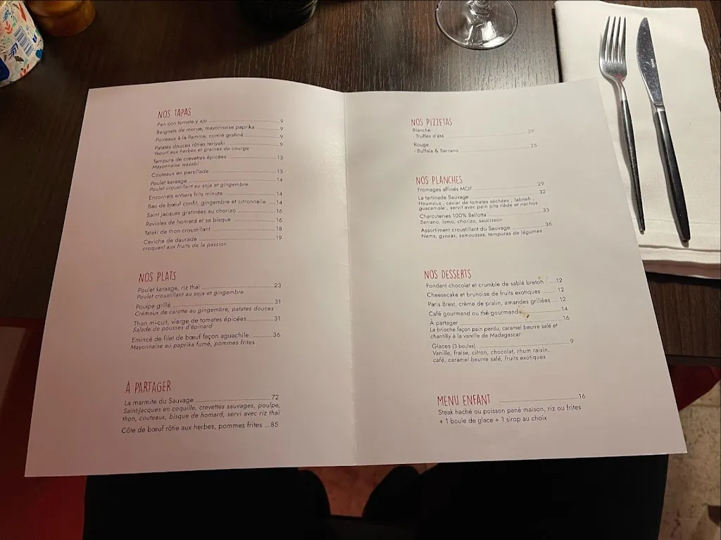 Menu_Pampa Sauvage_Lattes_image_1