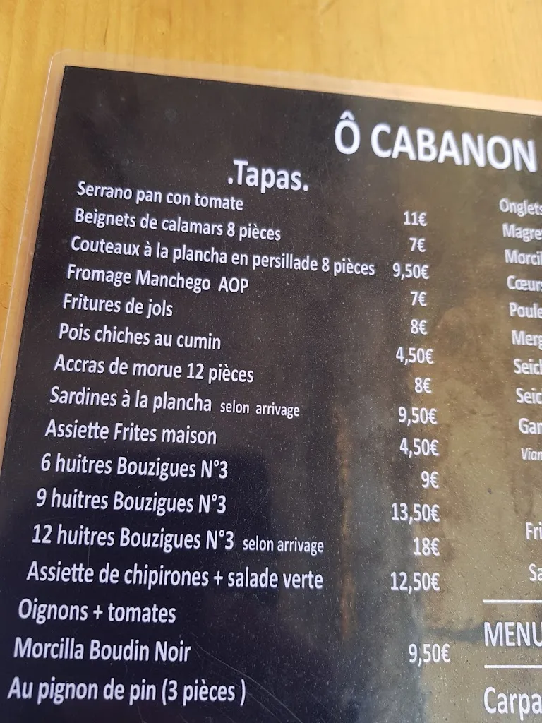 Menu_Ô Cabanon_Mauguio_image_4