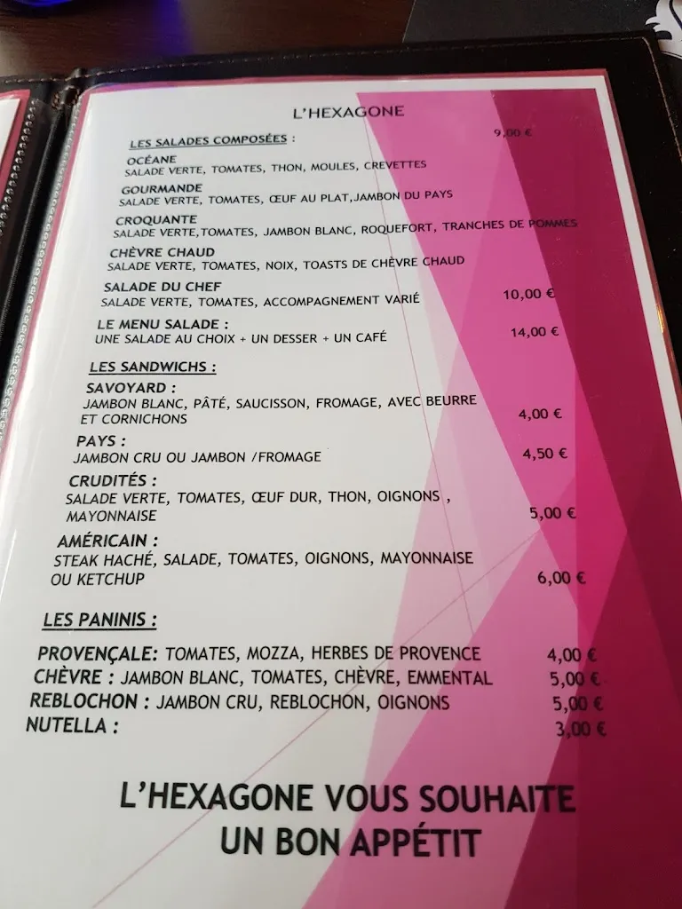 Menu_L L'HEXAGONE_Marignier_image_2