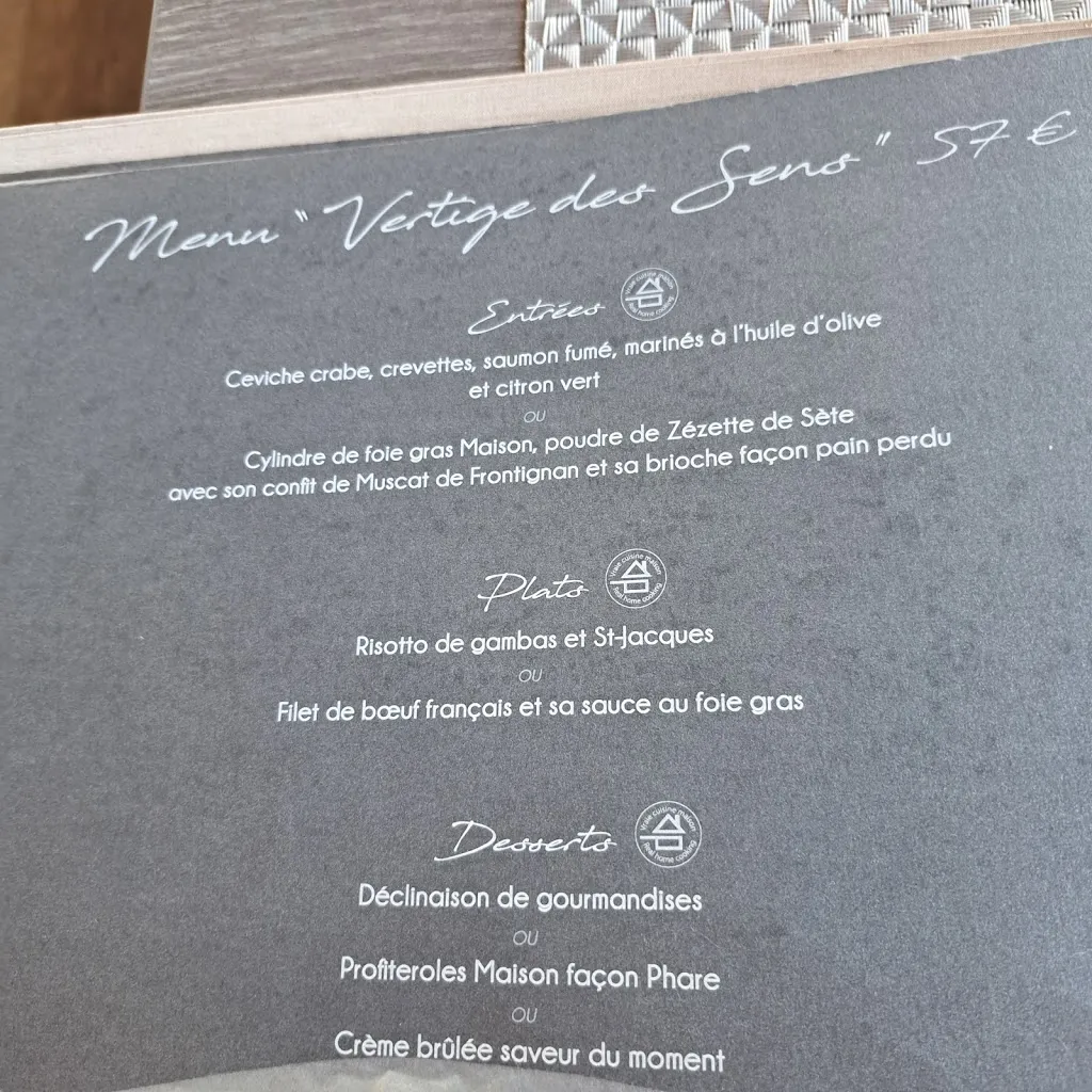 Menu_Restaurant Le Phare_Palavas-les-Flots_immagine_1