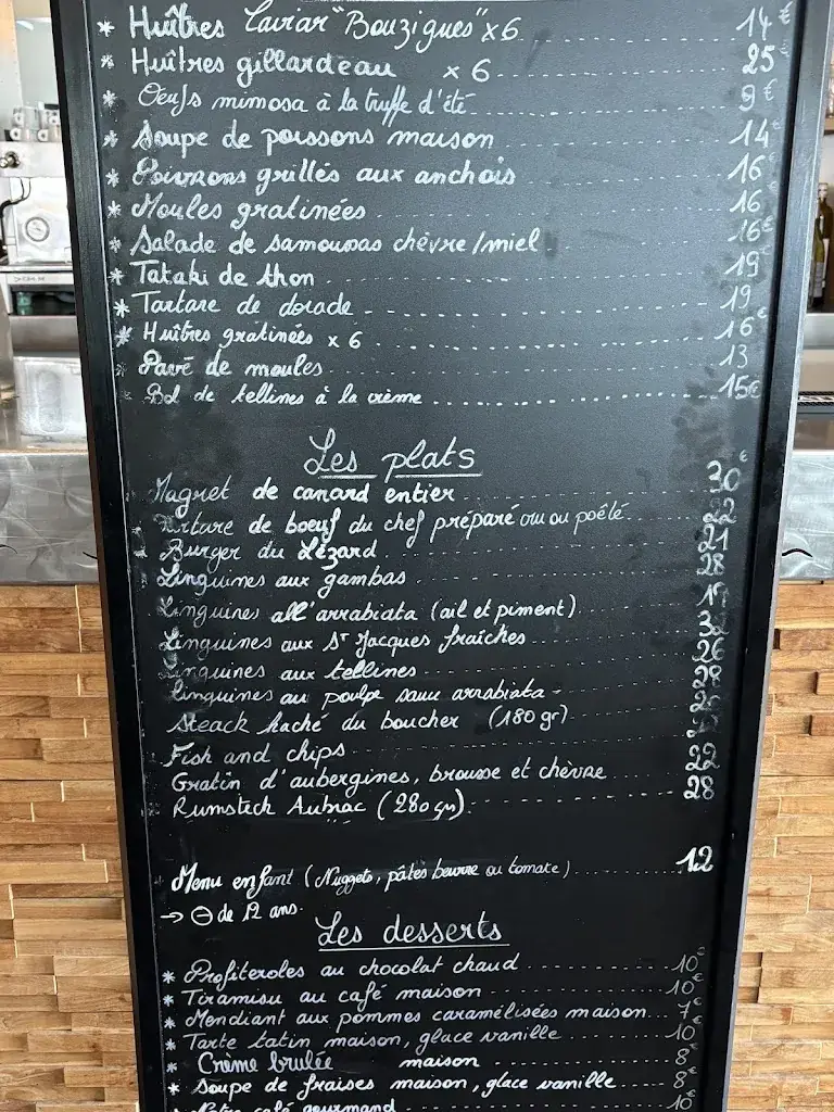 Menu_Restaurant Petit Lézard palavas-les-flots_Palavas-les-Flots_image_4