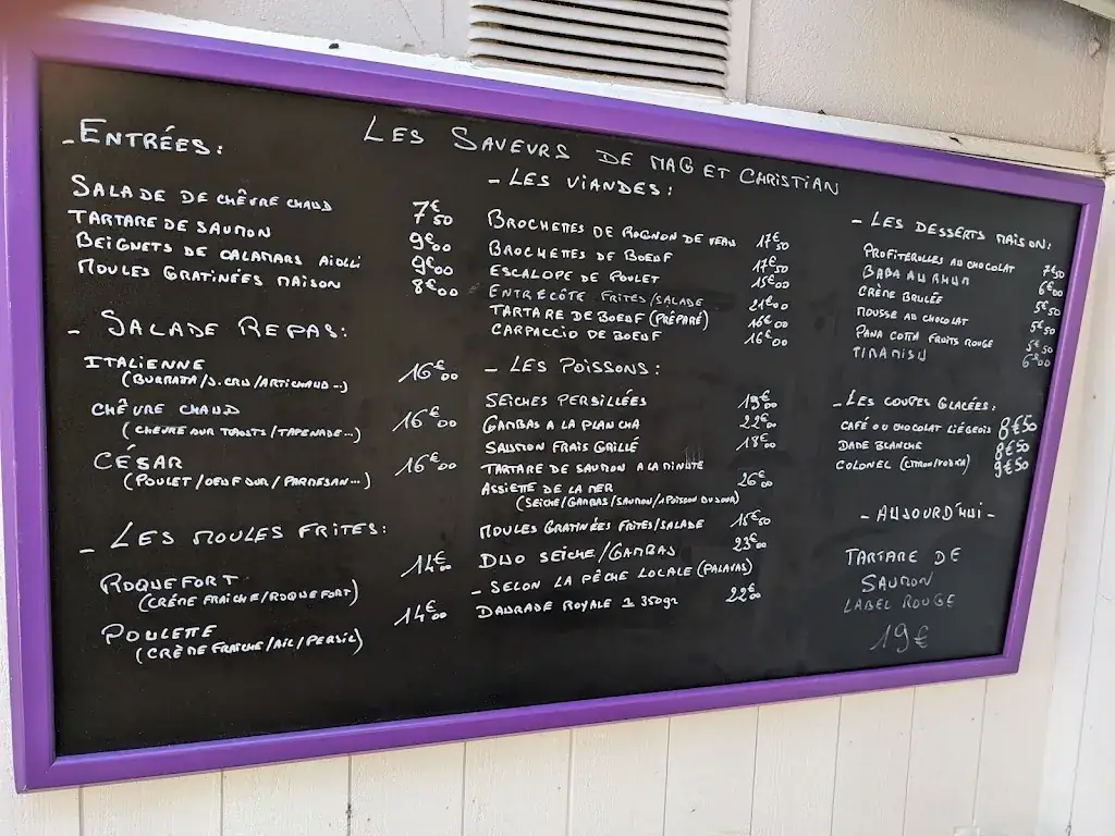 Menu_LES SAVEURS DE MAG ET CHRISTIAN_Palavas-les-Flots_image_2