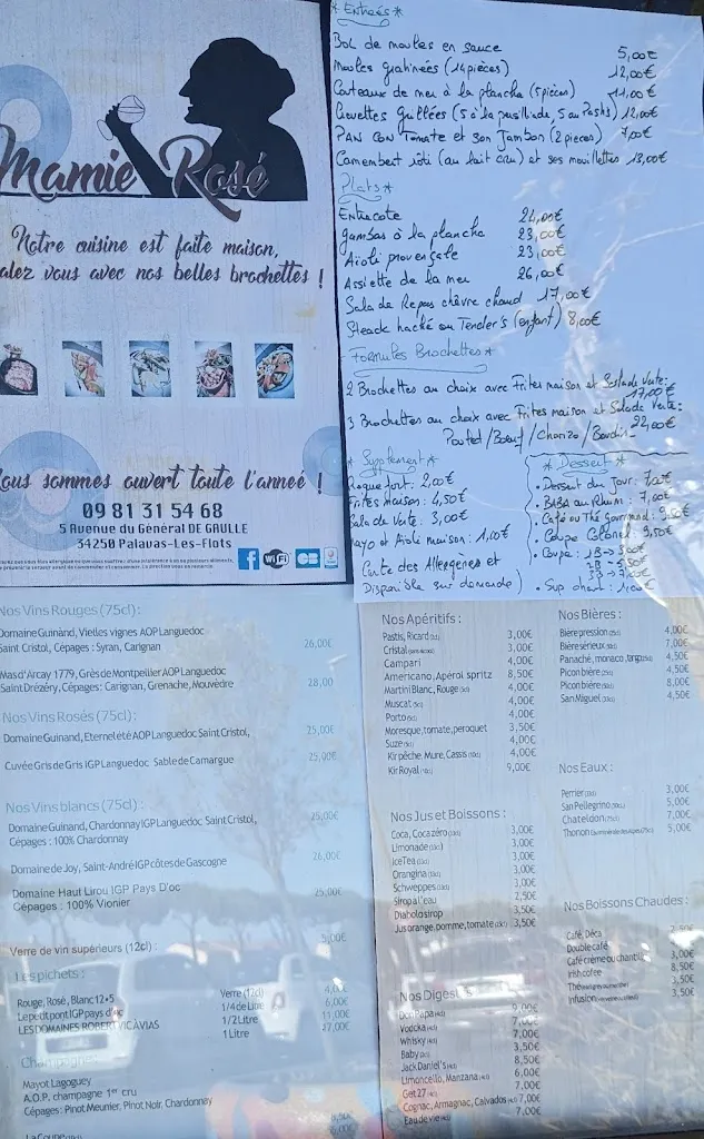 Menu_Mamie Rosé_Palavas-les-Flots_image_4