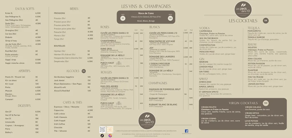 Menu_Les Pieds dans l'O_Palavas-les-Flots_image_2