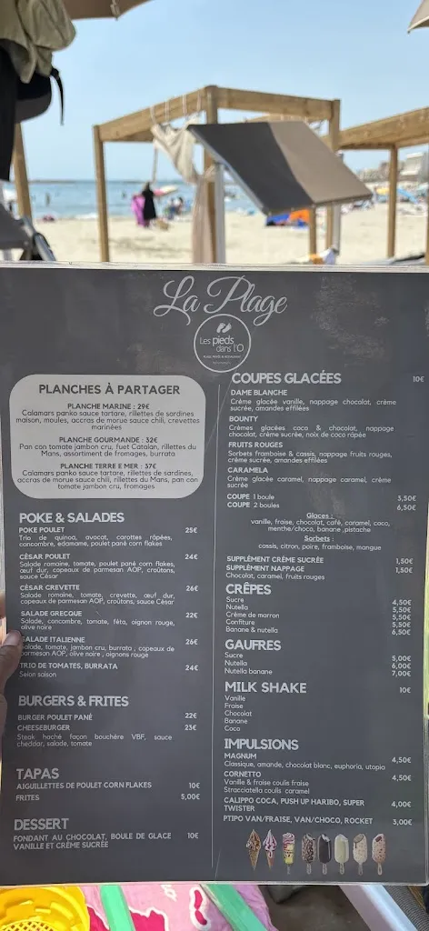 Menu_Les Pieds dans l'O_Palavas-les-Flots_image_3