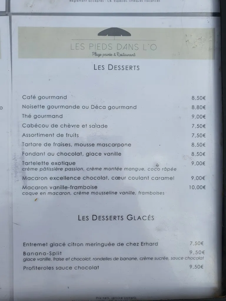 Menu_Les Pieds dans l'O_Palavas-les-Flots_image_4