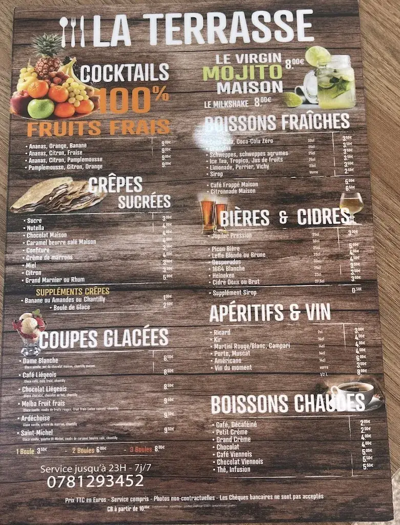 Menu_La Terrasse_Palavas-les-Flots_image_4