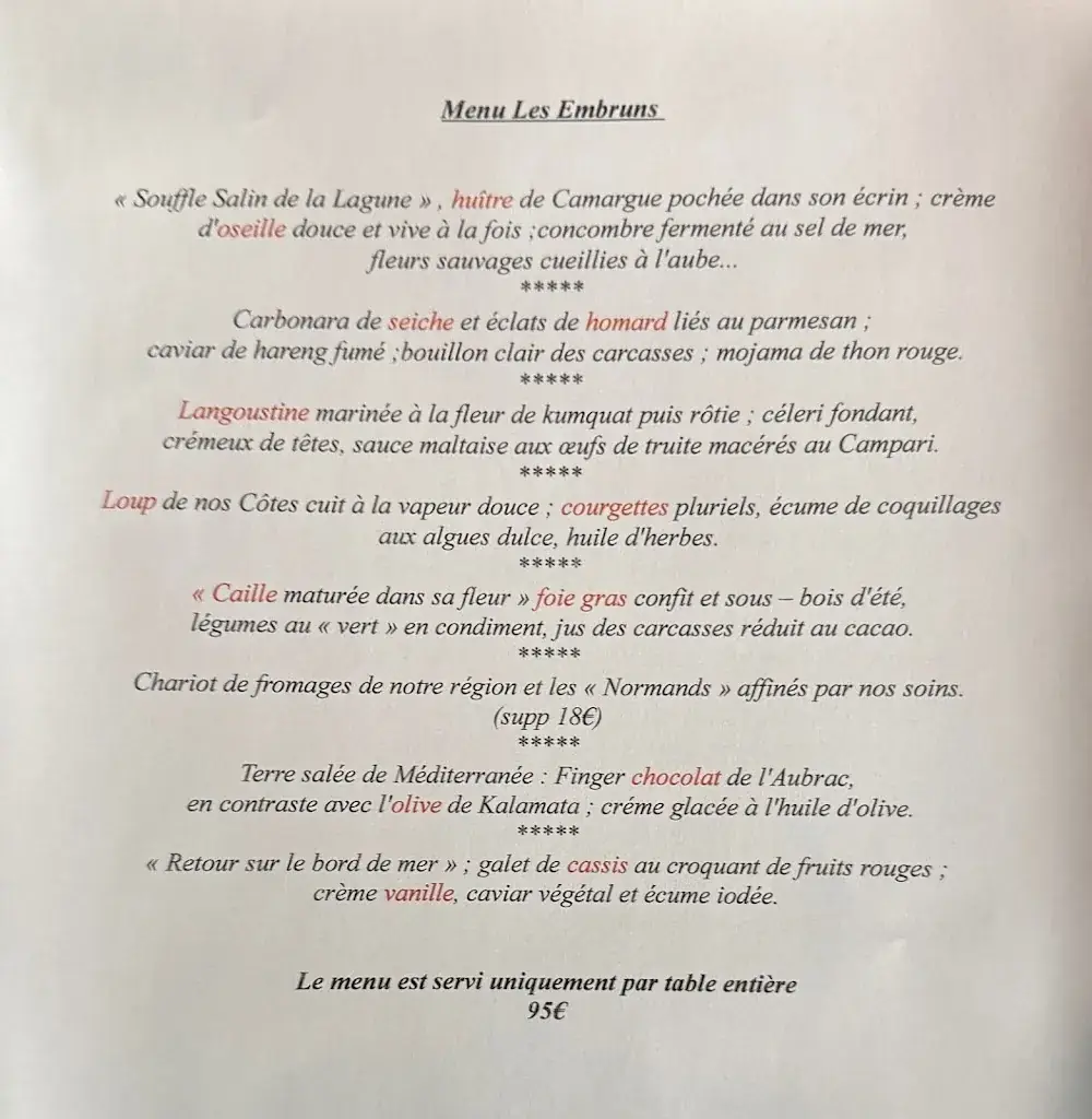 Menu_L'Artimon - Restaurant gastronomique_Palavas-les-Flots_image_2