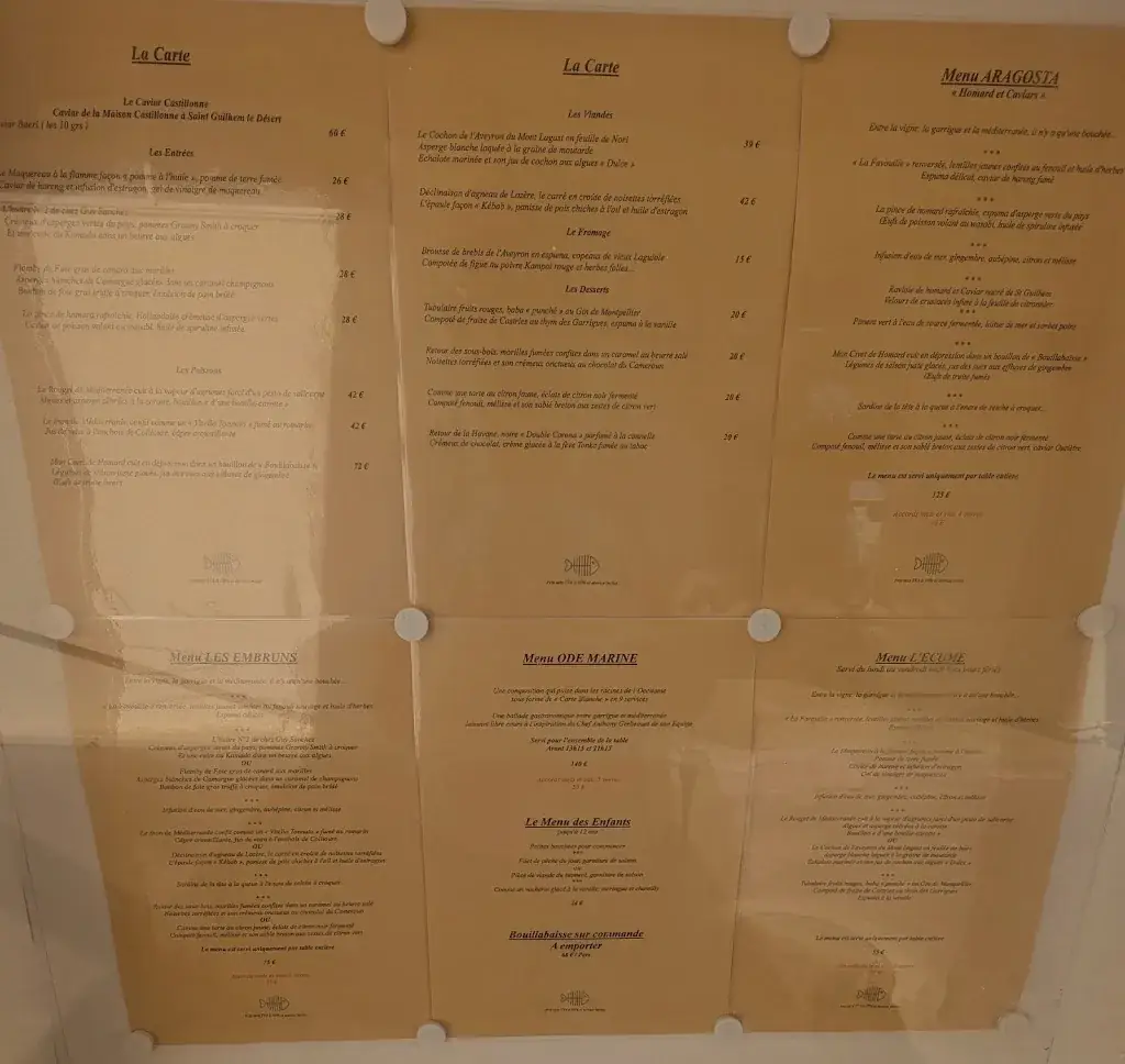 Menu_L'Artimon - Restaurant gastronomique_Palavas-les-Flots_image_3