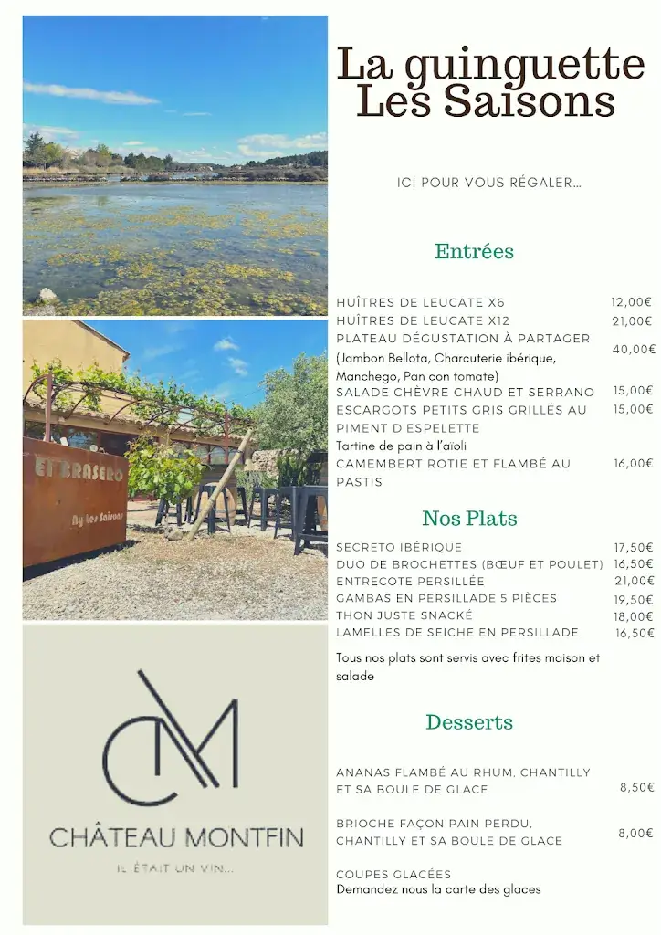 Menu_La Guinguette Les Saisons_Peyriac-de-Mer_image_3