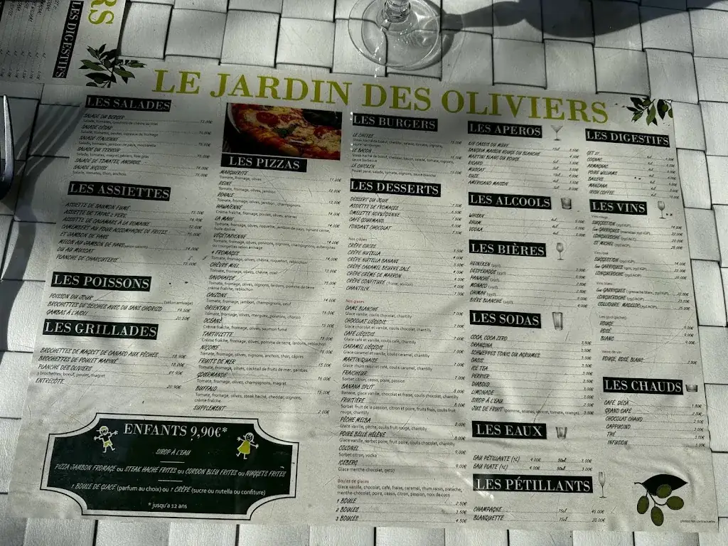 Menu_Le Jardin Des Oliviers_Sigean_immagine_1