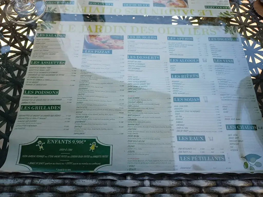 Menu_Le Jardin Des Oliviers_Sigean_immagine_2