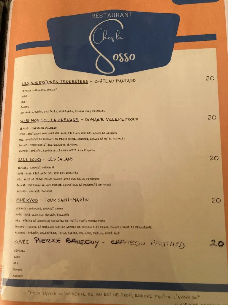 Menu_Chez La Sosso_Peyriac-Minervois_image_2