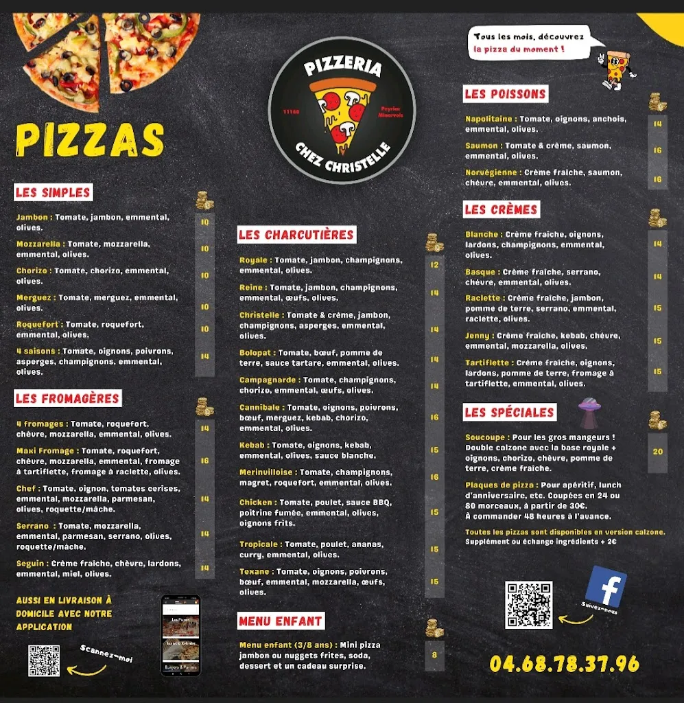 Menu_Chez Christelle pizzeria snacking_Peyriac-Minervois_image_1