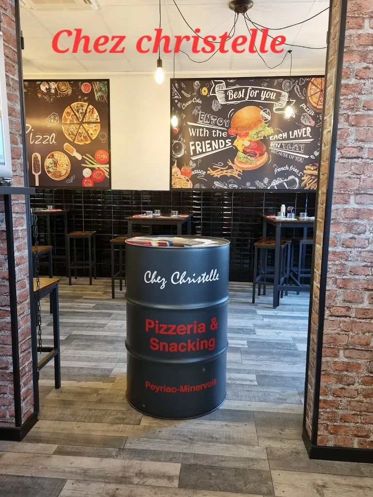 Chez Christelle pizzeria snacking restaurant in Peyriac-Minervois