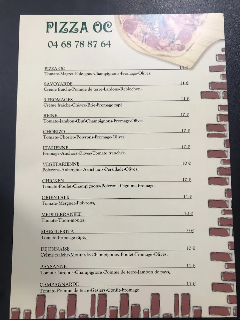 Menu_Pizza Occitane_Pezens_image_1