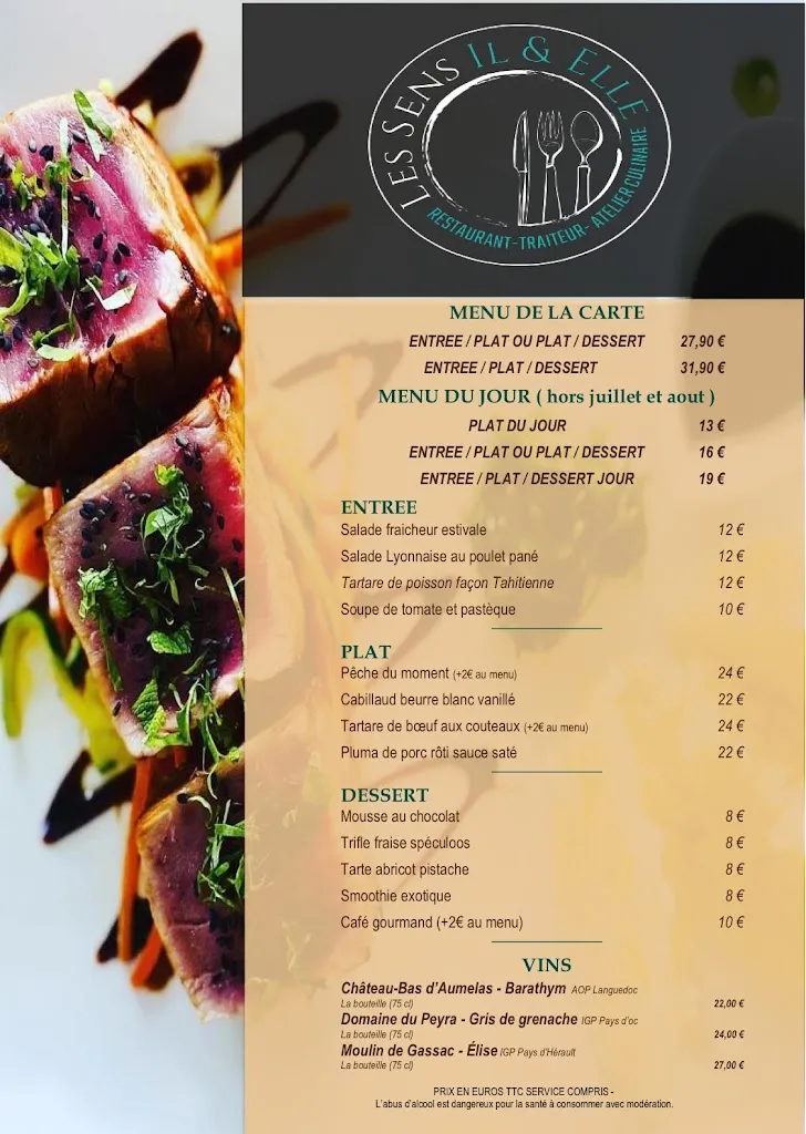 Menu_Les Sens Il & Elle_Pignan_immagine_2