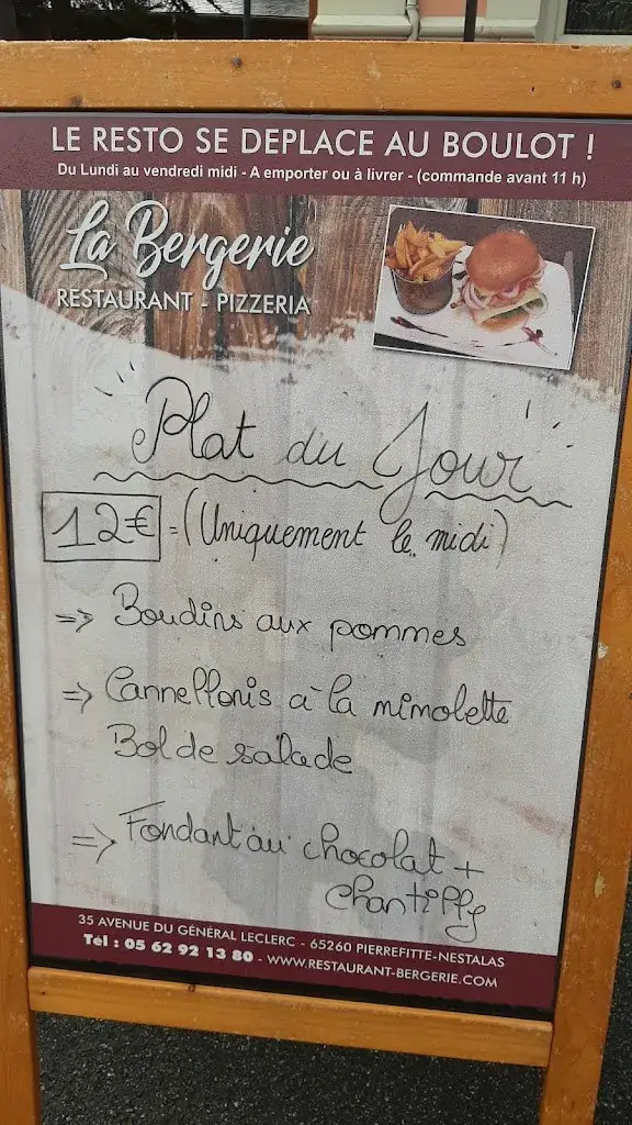 Menü_Restaurant la Bergerie_Pierrefitte-Nestalas_Bild_2