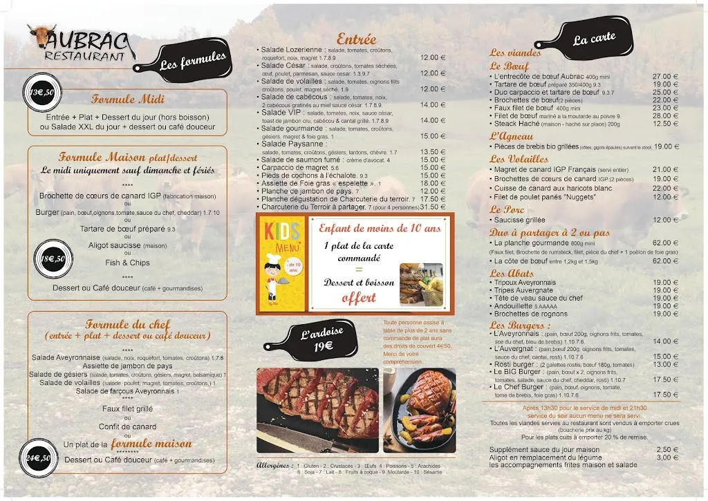 Menu_Restaurant L' Aubrac_Pompignan_immagine_2