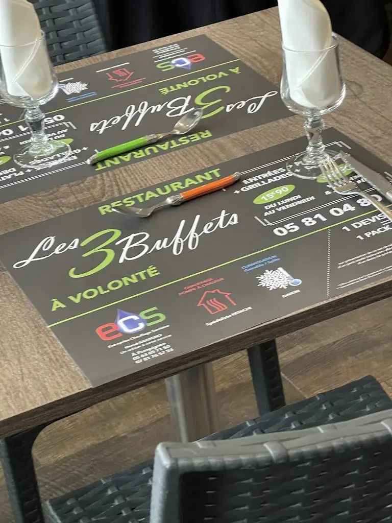 Menu_Restaurant Les 3 Buffets Pompignan_Pompignan_image_1