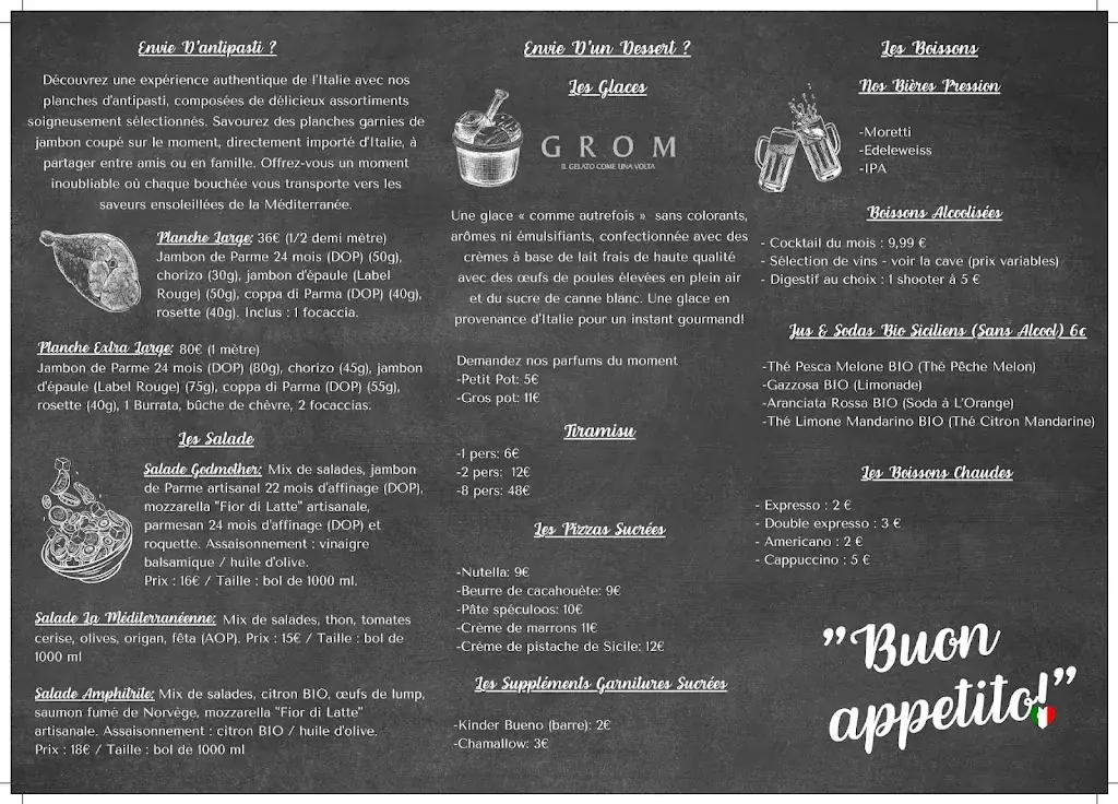 Menu_Maison Il Gusto | Pizzas d'exceptions cuites au feu de bois._Plaisance-du-Touch_image_4