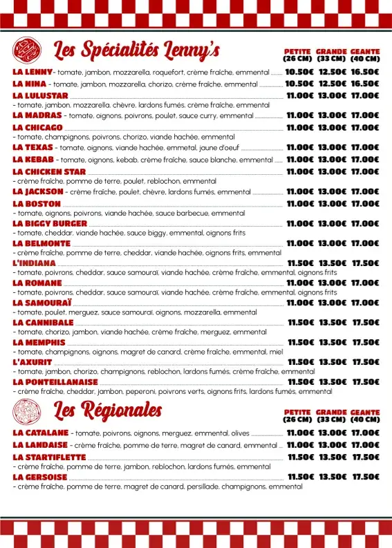 Menü_Lenny's Pizza_Ponteilla_Bild_3