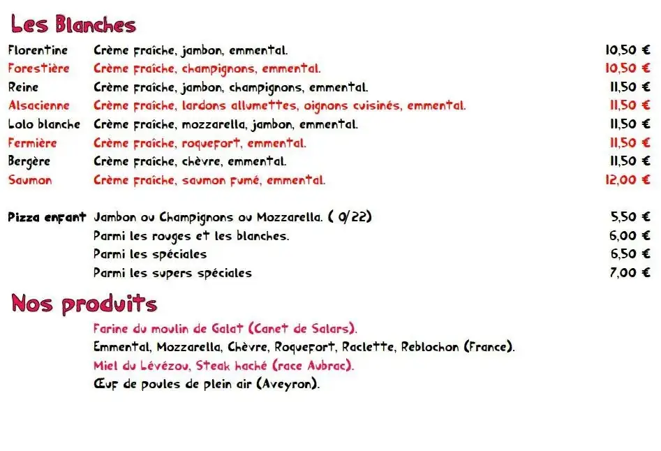 Menu_LE PETIT MONDE DE LOLO CAMION PIZZA AU FEU DE BOIS_Pont-de-Salars_image_4