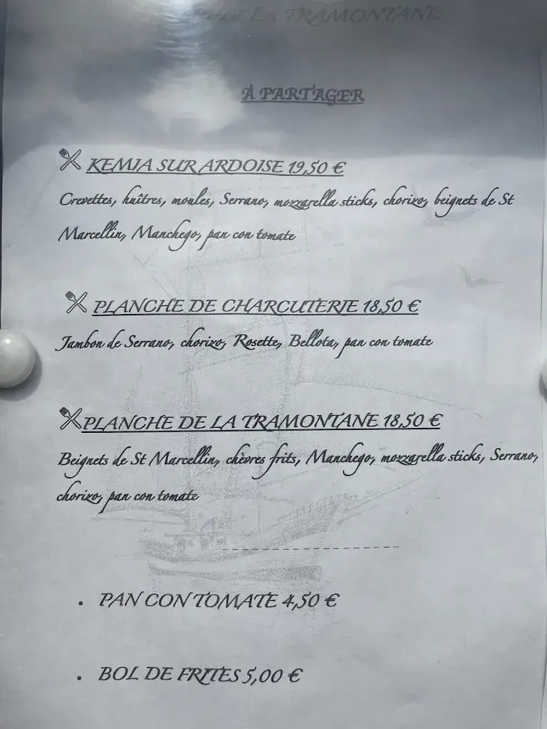 Menu_La Tramontane_Port-Vendres_immagine_4