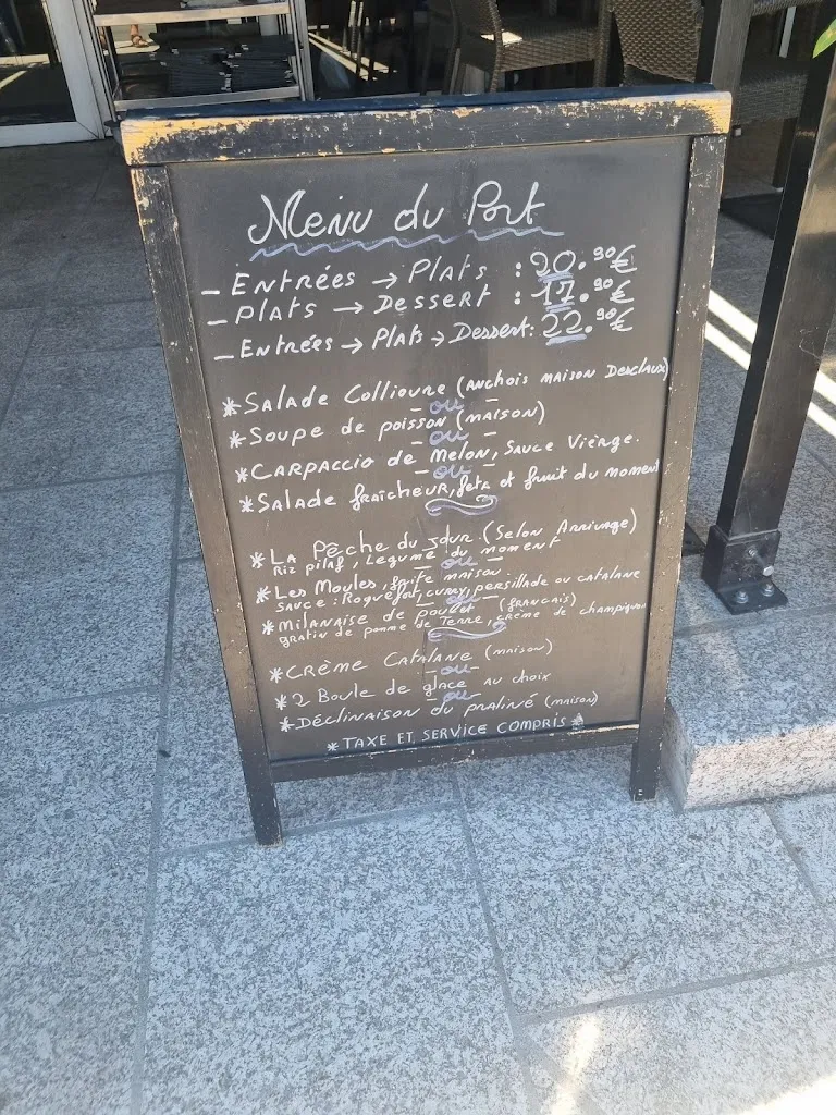 Menu_Restaurant du Port_Port-Vendres_image_3