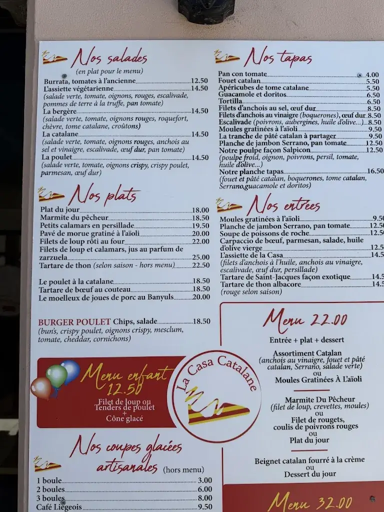 Menu_La Casa Catalane_Port-Vendres_image_1