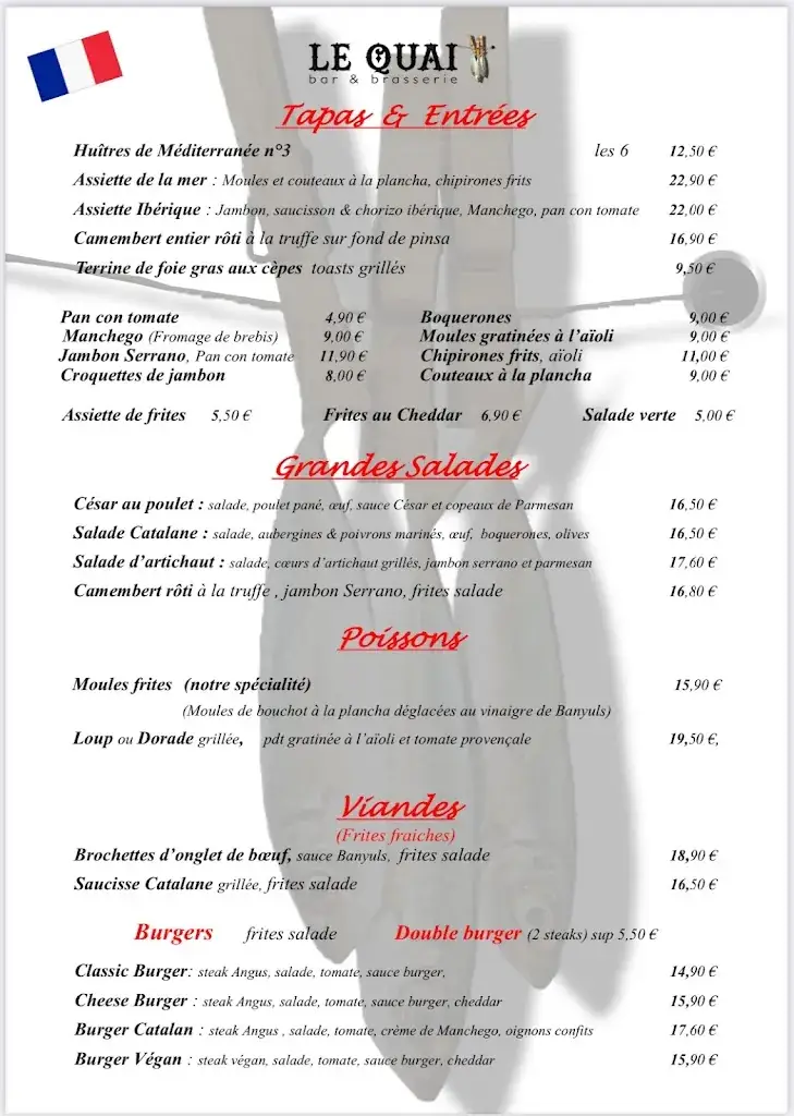 Menu_le Quai restaurant_Port-Vendres_image_1