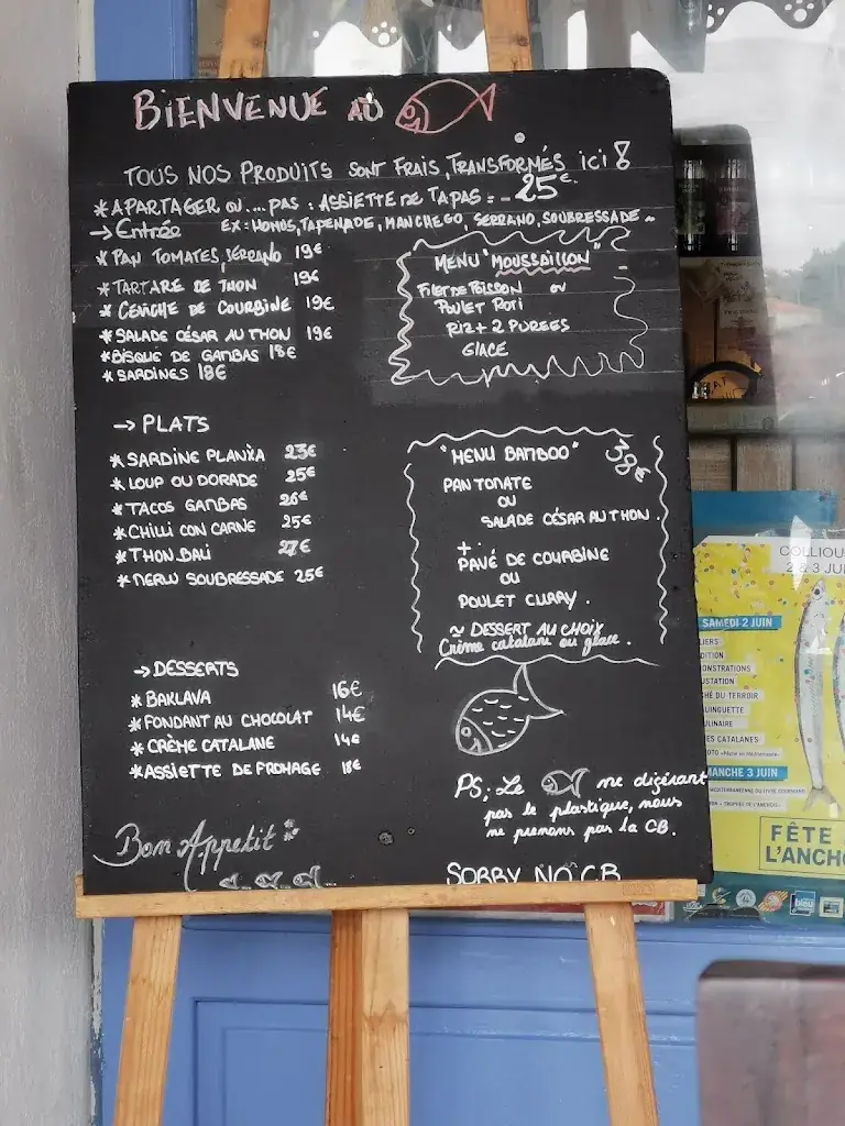 Menu_Le Poisson Rouge_Port-Vendres_immagine_3