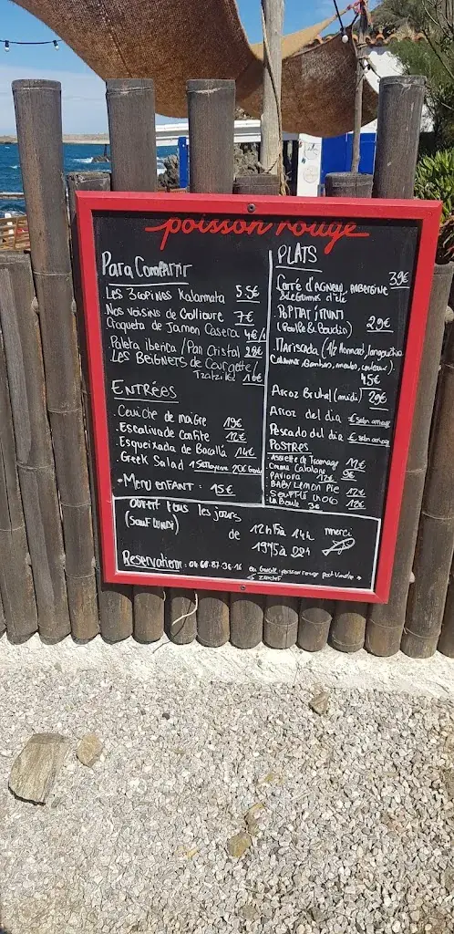 Menu_Le Poisson Rouge_Port-Vendres_immagine_4