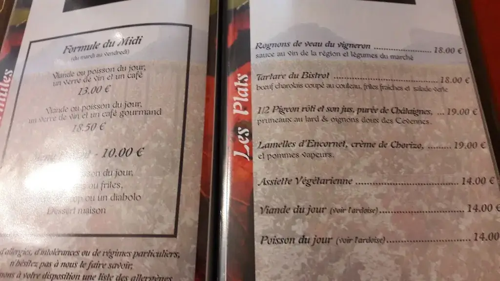 Menu_Le Bistrot Vinaigrette_Prades-le-Lez_image_1