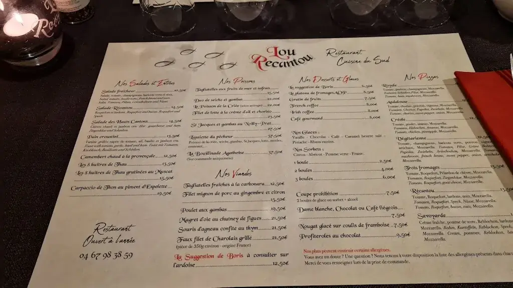 Menu_Lou Recantou_Portiragnes_immagine_1