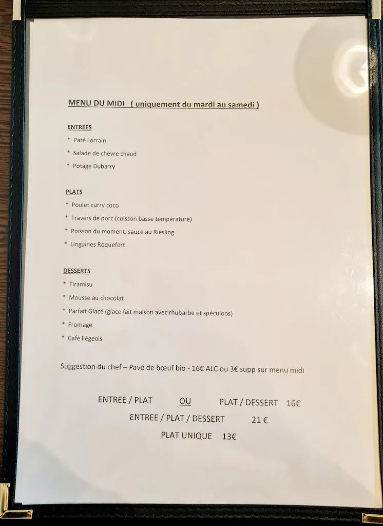 Menu_Mon Reve d'enfant_Portiragnes_image_1