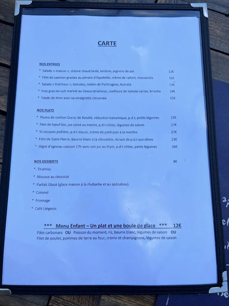 Menu_Mon Reve d'enfant_Portiragnes_image_3