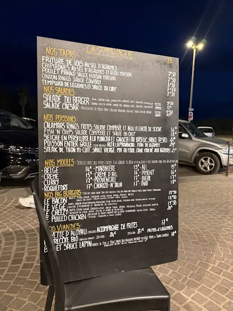 Menu_La 7ème Vague_Portiragnes_image_1