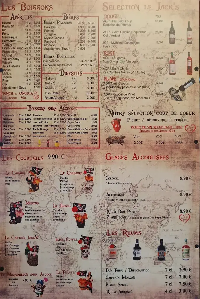 Menu_Captain Jack's_Portiragnes_image_3