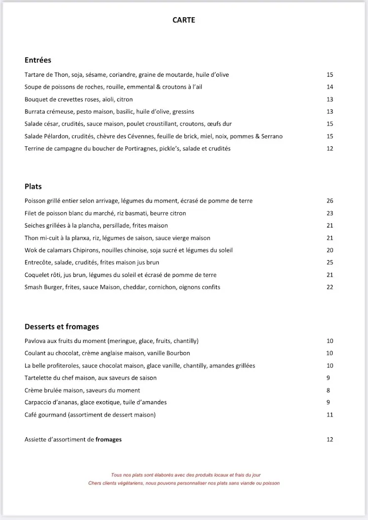 Menu_Restaurant Saveurs du Sud_Portiragnes_image_1