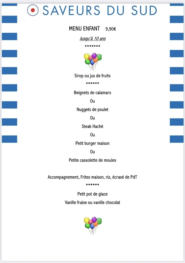 Menu_Restaurant Saveurs du Sud_Portiragnes_image_3