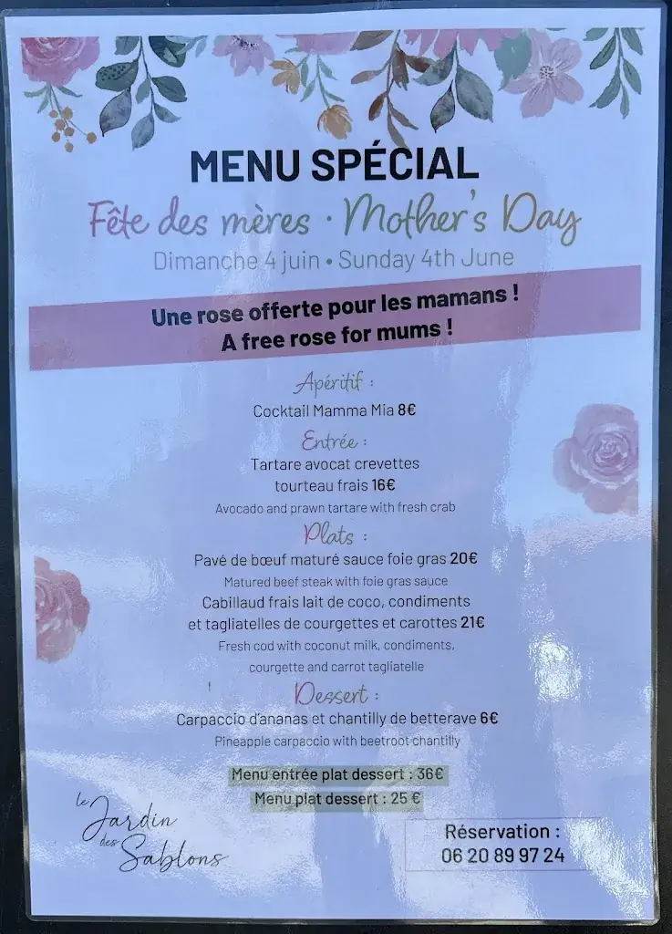 Menu_Le Jardin des Sablons_Portiragnes_image_3