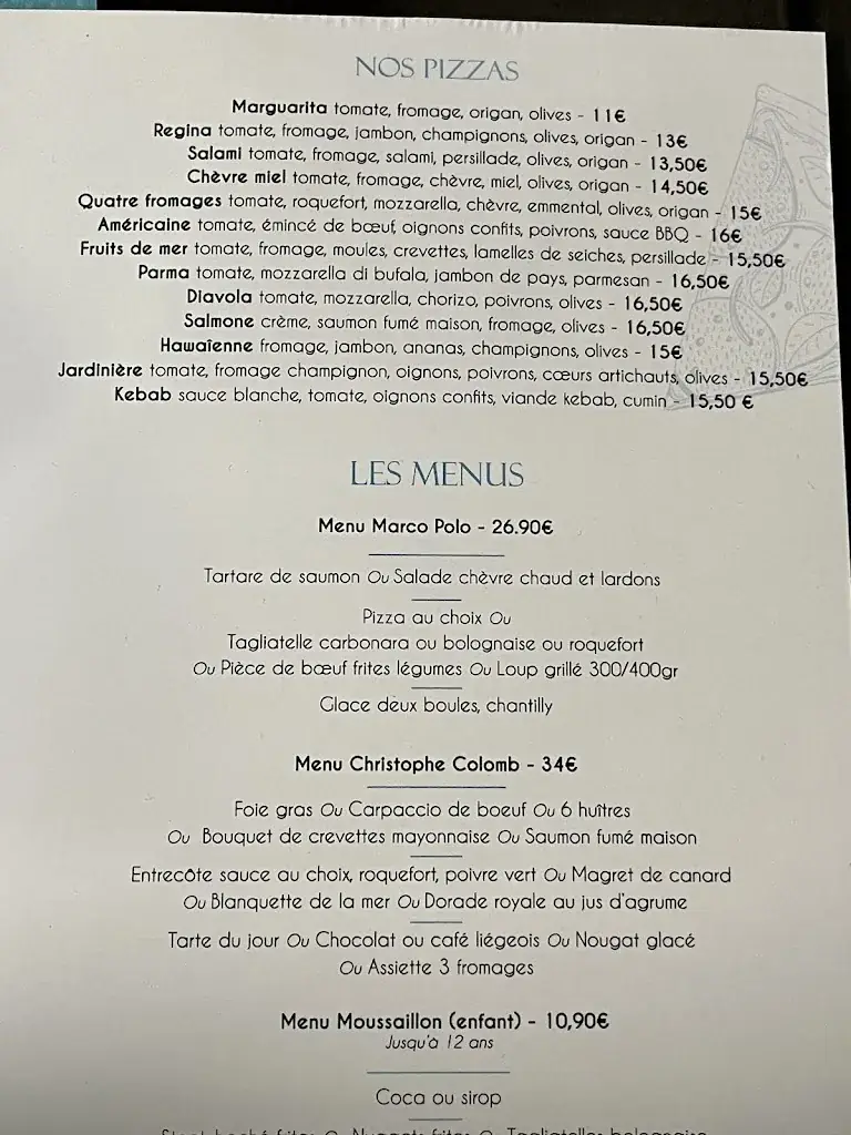 Menu_La Voile Blanche_Portiragnes_image_1