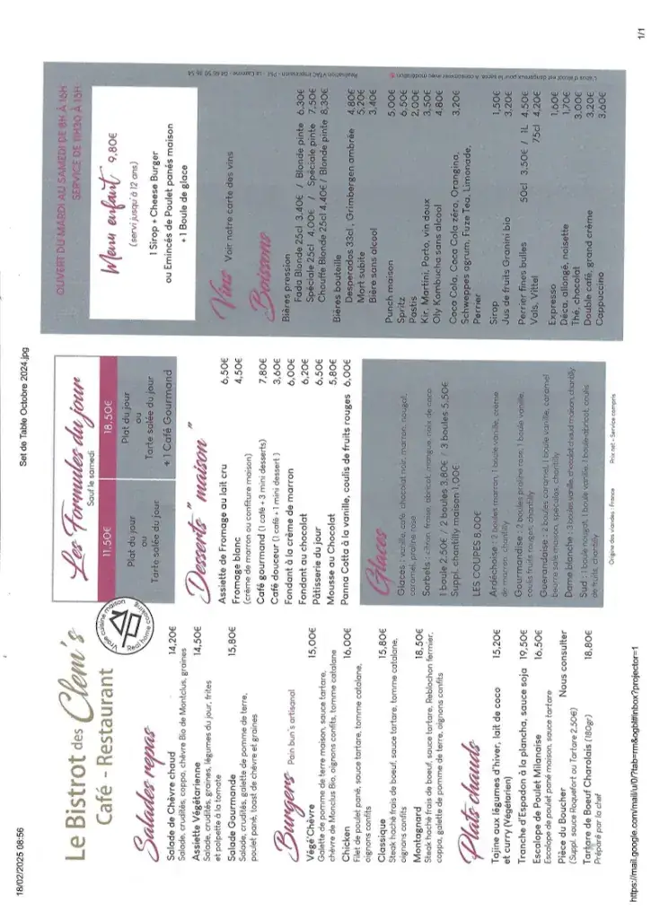 Menu_Le Bistrot_Pont-Saint-Esprit_immagine_1