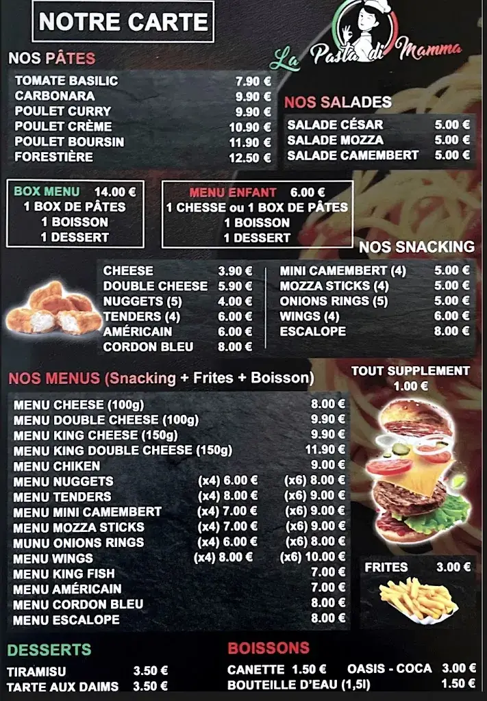 Menu_La Pasta Di La Mama_Pont-Saint-Esprit_image_1